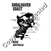 Shoalhaven Coast Map Design