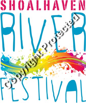 Shoalhaven River Festival - Logo - Red Blue 